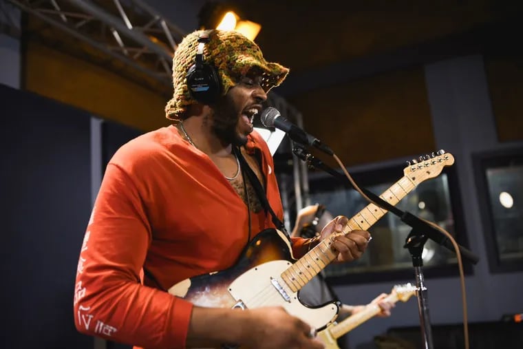 WXPN-FM's Record Store Day release 'Homegrown Originals, Volume 2,' includes previously unreleased music from Philly acts including Low Cut Connie, Speedy Ortiz, and Moustapha Noumbissi, who is picture here recording a The Key Studio Session.