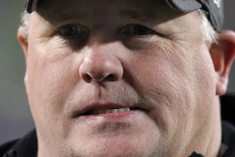 &quot;You can't just rest on your laurels,&quot; coach Chip Kelly said as the Eagles said goodbye to 2013.