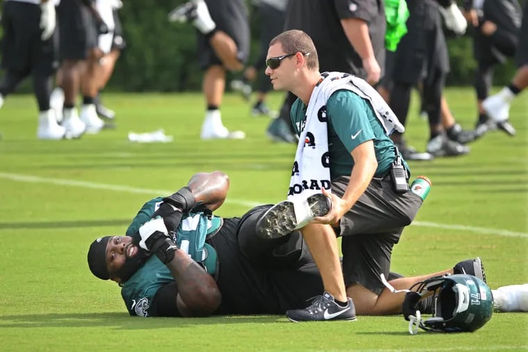 The Eagles will hold their first  training-camp practice on July 26.