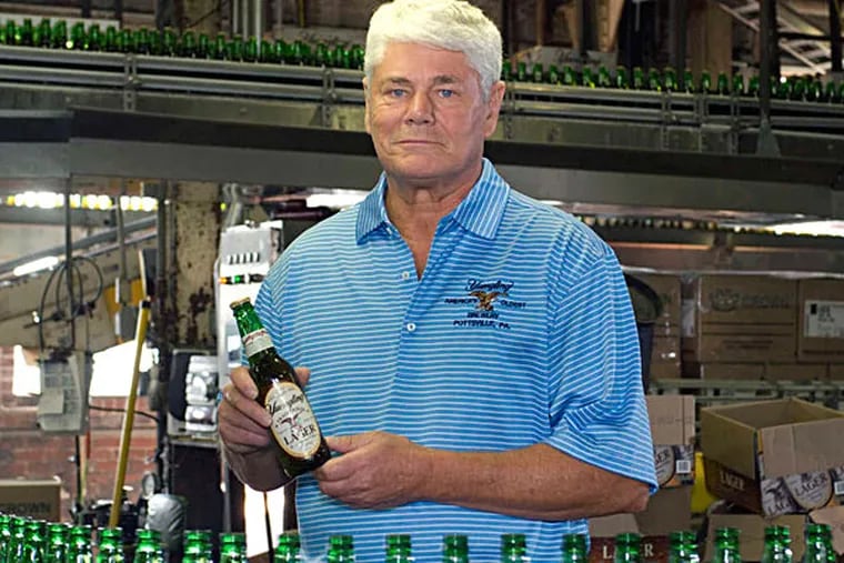 "We stay nuts and bolts - we make beer," says Richard L. Yuengling Jr., owner of D.G Yuengling & Son Inc.in Pottsville, Pa. MARK GAMBOL / D.G. Yuengling & Son Inc. /  Bloomberg News