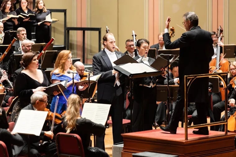 Opera Philadelphia performs Verdi's Requiem at the Academy of Music on January 31, 2020 with soloists Leah Crocetto, Jennifer Johnson Cano, Evan LeRoy Johnson, and In-Sung Sim, led by Maestro Corrado Rovaris.