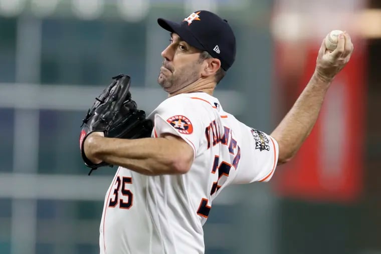 World Series: Astros won't move up Justin Verlander the way the Phillies  did with Aaron Nola