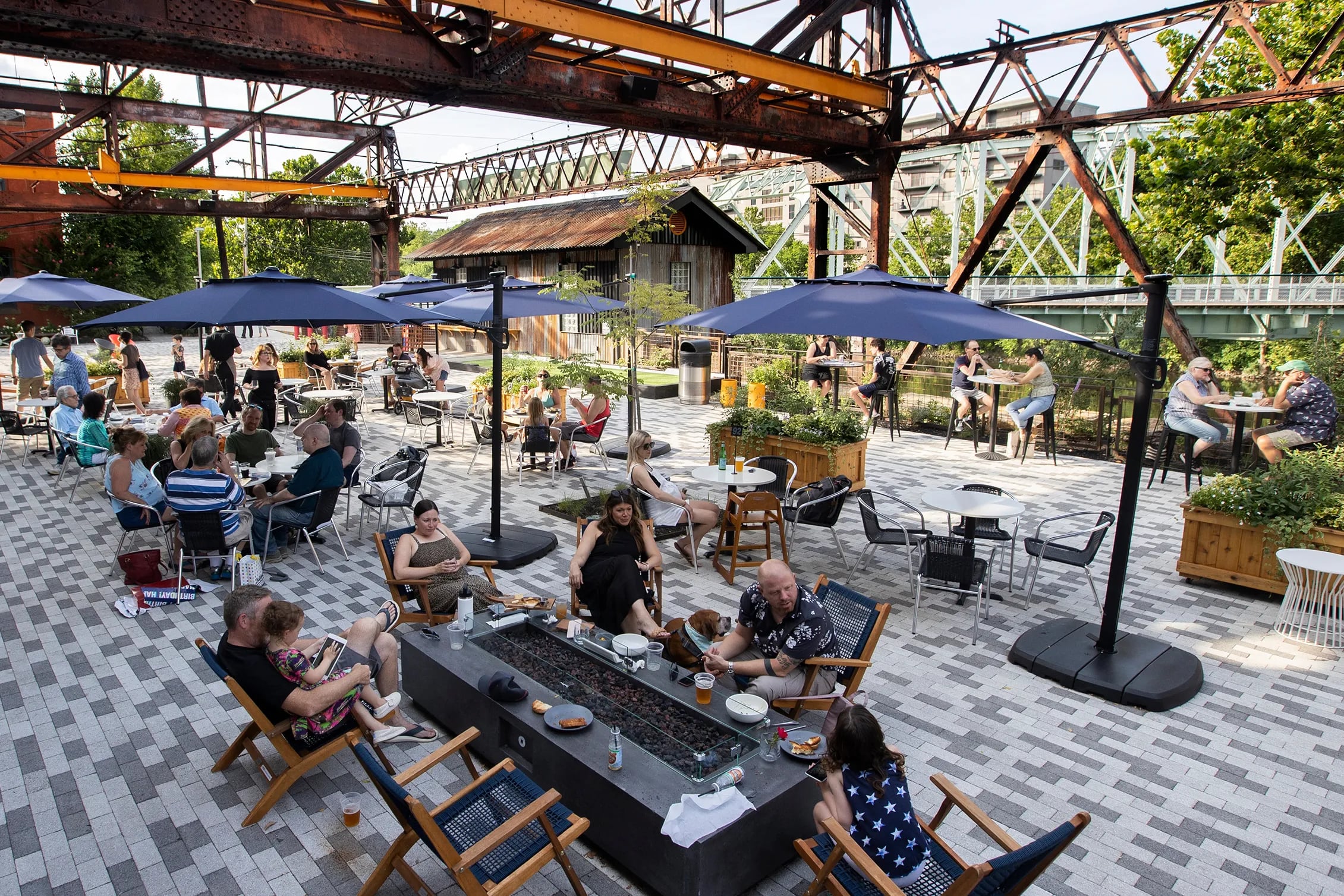 The Landing Kitchen, an all-day cafe created by Nicholas Elmi and Fia Berisha at the riverside redevelopment of the Pencoyd Ironworks.,on July 10, 2021.