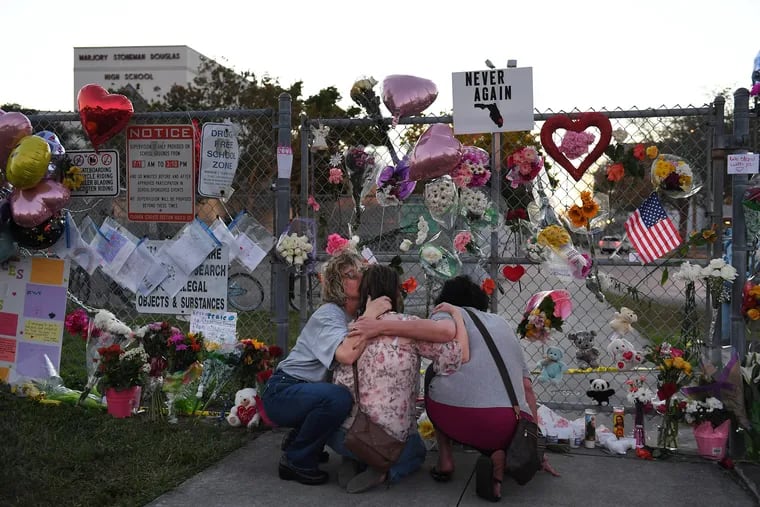 Marjory Stoneman Douglas High School last February, after a shooting on campus left 17 people dead.