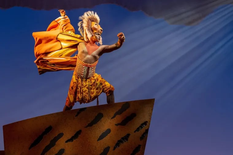 Darian Sanders as Simba in "The Lion King" North American Tour, coming to the Academy of Music from Aug. 16-Sept. 10.