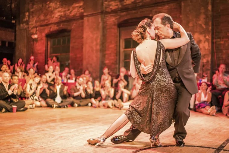 Festival headliners Gustavo Naveira and Giselle Anne perform during the 2015 Philadelphia International Tango Festival at Neighborhood House. The 2016 festival runs from May 19-22. Photo credit: Helio Ha.