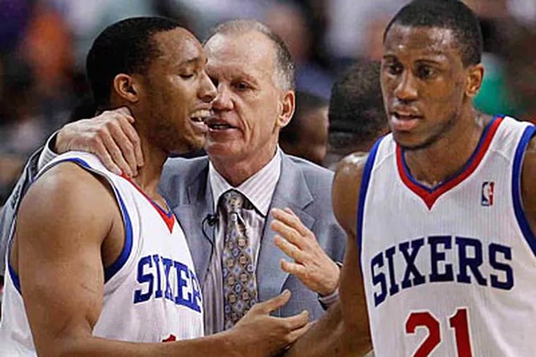 Doug Collins and the Sixers finished with a 41-41 record last season. (Ron Cortes/Staff file photo)