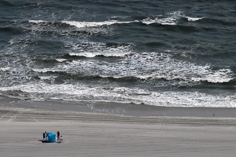 The beach in Atlantic City on May 2, 2024.