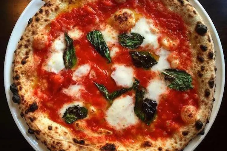 Joe Cicala's Neapolitan-style pizza.