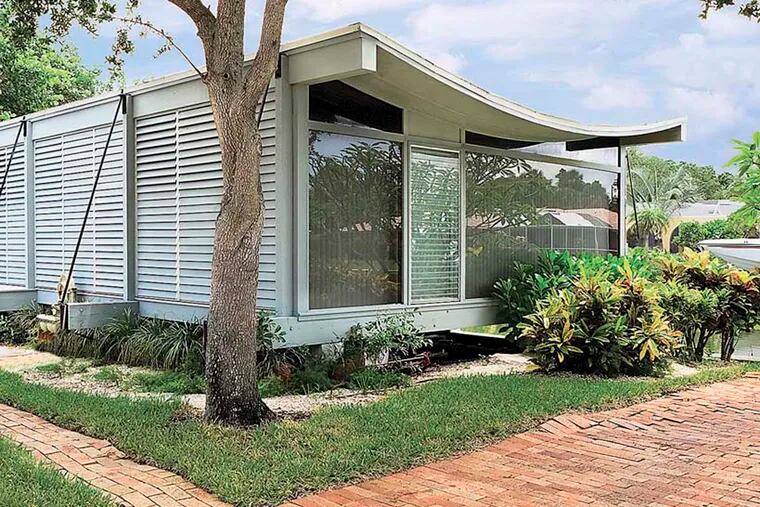 SARASOTA, FL- The Healey Guest House, also known as the Cocoon House, was designed by Ralph  Twitchell and Paul Rudolph. (Photo by Paul Abercrombie)