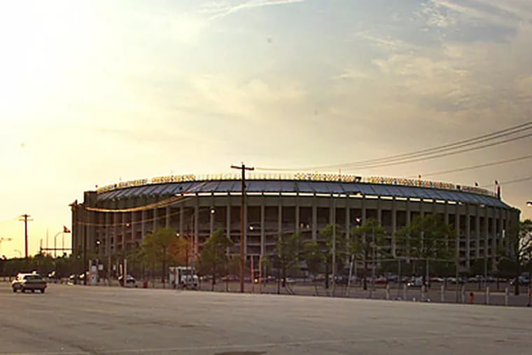 Veterans Stadium came down in 2004. (Russ Kelly/AP file photo)