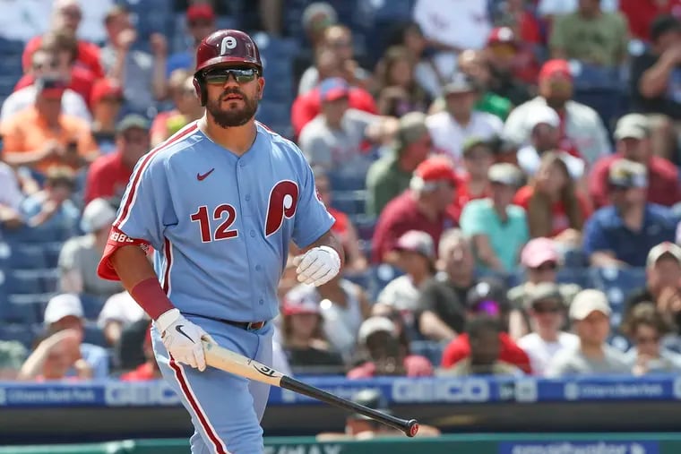 Kyle Schwarber out of Phillies lineup again after calf strain