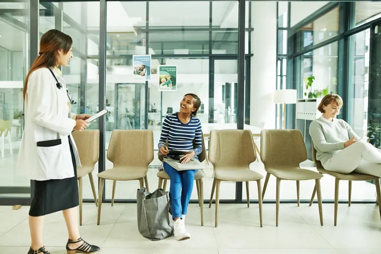 Doctor’s offices are limiting the number of people in the office at one time by spreading out waiting room chairs and removing their troves of communal waiting room magazines.