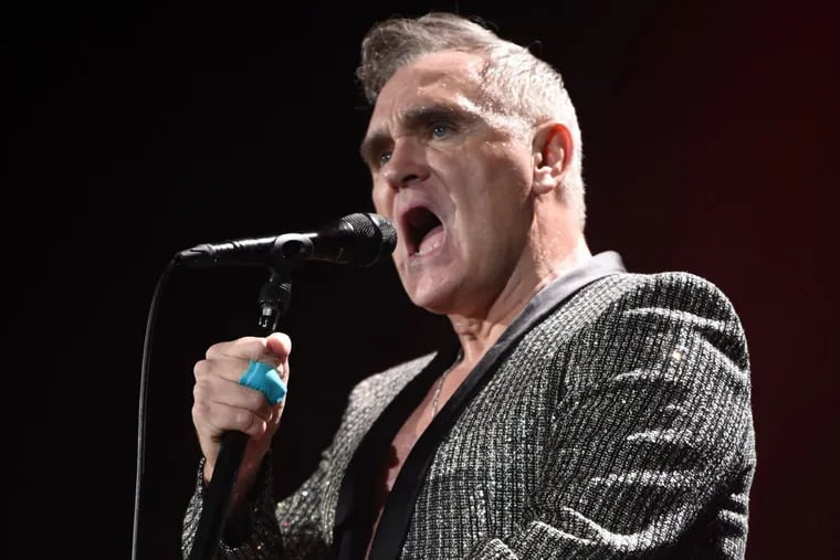 Morrissey has postponed his scheduled for Monday night Dec. 4 at the Fillmore Philadelphia.