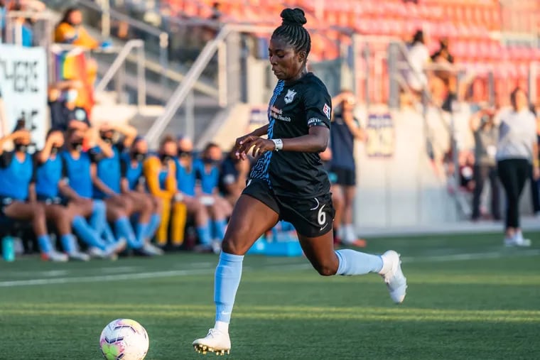 Sky Blue FC gave Ghana-born midfielder Jennifer "Kaka" Cudjoe a new long-term contract after she stood out in the NWSL Challenge Cup.
