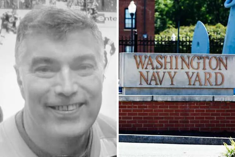 Martin Bodrog (left), a Gloucester County native killed in Monday's shooting rampage at the Washington Navy Yard. (AP photos)