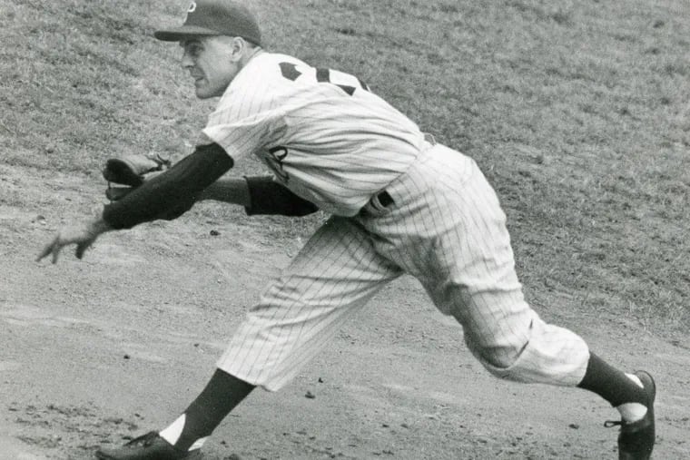 Phillies lefthander Curt Simmons was 17-8 when he was called to serve in the Army in 1950. He missed the stretch run and the World Series, which the Phillies lost to the Yankees in four straight.