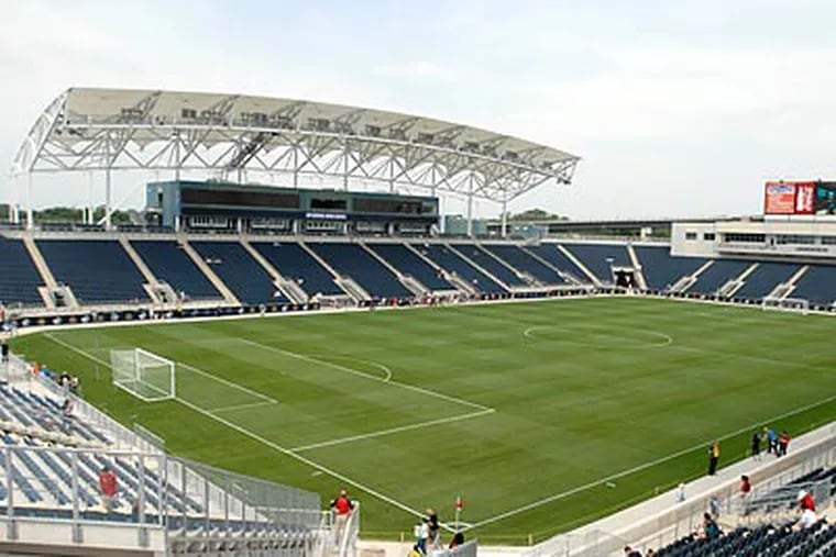 The Union will open PPL Park on on Sunday night against the Seattle Sounders. (Ron Tarver / Staff Photographer)
