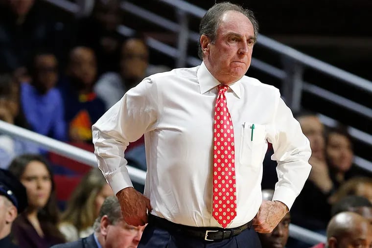Fran Dunphy is about to break John Chaney's record for Big 5 coaching wins. (Yong Kim/Staff Photographer)