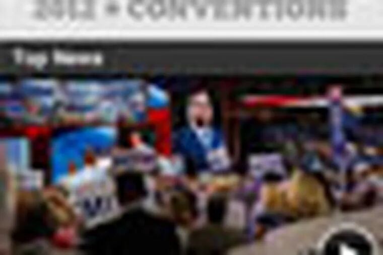 apptitude30 screen shot from the Politico app's "2012 Live" area.