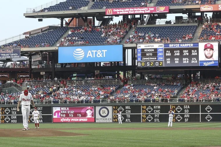 Citizens Bank Park was half-empty this week, even for an Aaron Nola-Max Scherzer duel on Tuesday night.