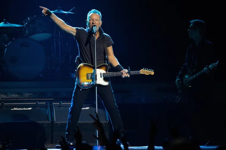 Bruce Springsteen and the E Street Band perform the first concert of their 2023 tour at Amalie Arena on Feb. 1, 2023, in Tampa, Florida. (Luis Santana/Tampa Bay Times/TNS)