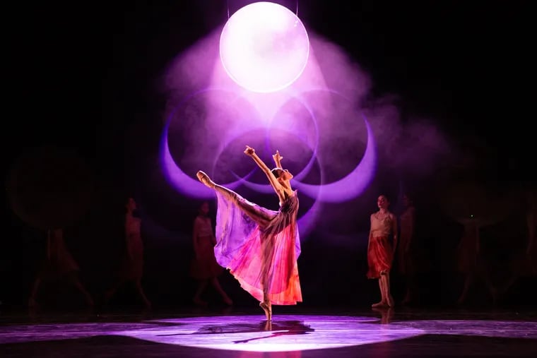 Philadelphia Ballet dancer Yuka Iseda in Andrew Winghart's "Prima Materia."