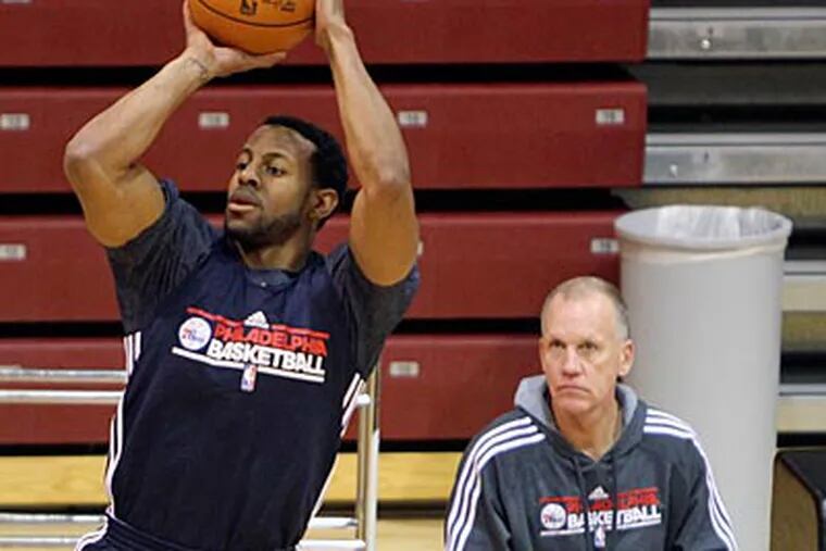 The Sixers completed their eighth practice in the past six days Wednesday. (Joseph Kaczmarek/AP)