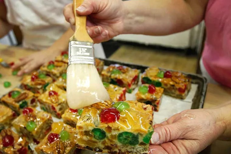 One more batch of fruitcakes probably will be made this week at McMillan's in Haddon Township.  ALEJANDRO A. ALVAREZ / Staff Photographer