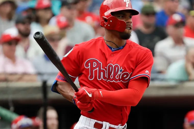 Nick Williams is likely headed for the bench after the Phillies spent a total of $380 million on corner outfielders Andrew McCutchen and Bryce Harper.