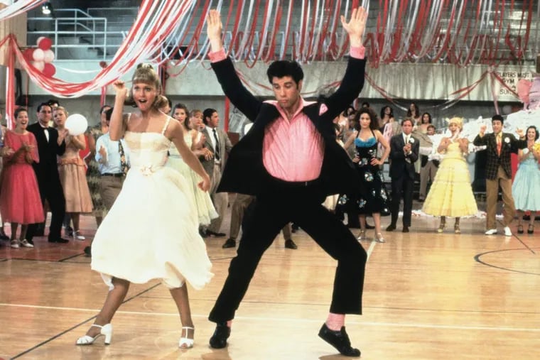 Sandy (Olivia Newton-John) and Danny (John Travolta) in Grease