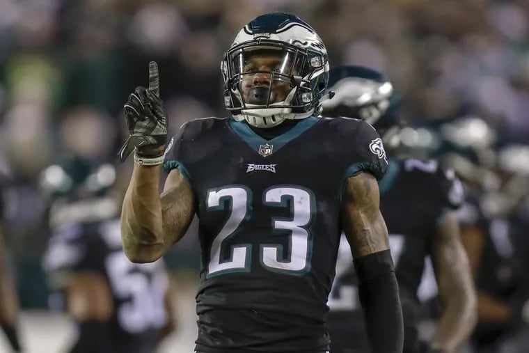 Eagles safety Rodney McLeod had three interceptions and two fumble recoveries during the regular season. YONG KIM / Staff Photographer