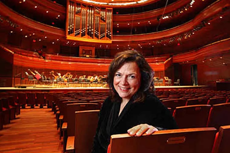 'I'm not going to offer any guarantees,' said Allison B. Vulgamore, Philadelphia Orchestra's CEO and president for 7 months. (Michael Bryant/Staff)
