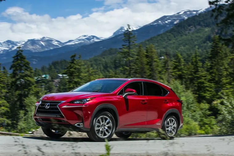 The 2021 Lexus NX300h looks much like the last few years since its 2018 redesign. Its sharp angles are strictly love ‘em or hate ‘em.