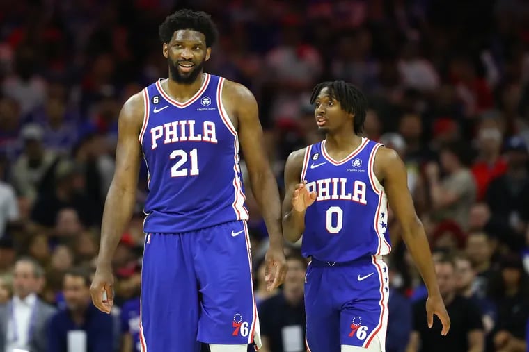 New technology can track precise data points for Sixers center Joel Embiid and Tyrese Maxey.