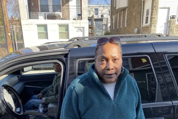 Cynthia Owensby, 64, heard fatal gunshots on her Tioga block Monday night. “This is their lifestyle, I don’t understand it,” she said of those who commit violent acts in the community. Her family has lived on the block for more than 60 years.