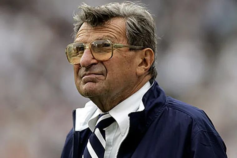 Joe Paterno was fired in November in the fallout from the Jerry Sandusky scandal. (Carolyn Kaster/AP file photo)