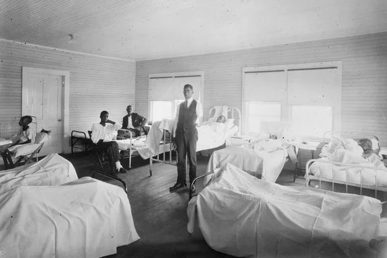 The interior of ARC hospital, in Tulsa, Okla., Nov. 1, 1921. as patients recover from race riots of June 1.