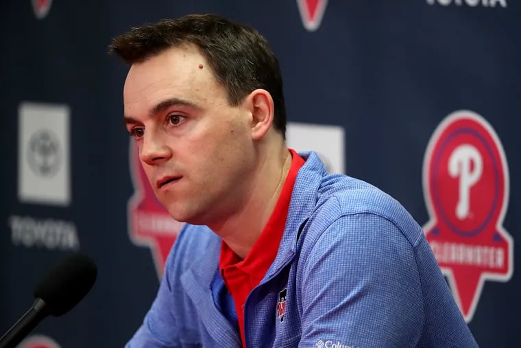 Phillies general manager Matt Klentak said at a  news conference that he knows winning is the only thing that matters.