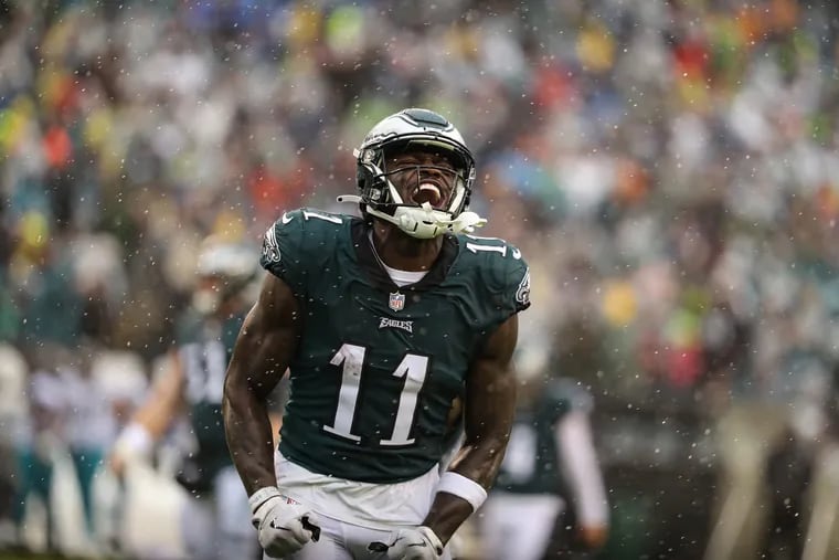 Philadelphia Eagles' A.J. Brown ready to face former team the Tennessee  Titans.