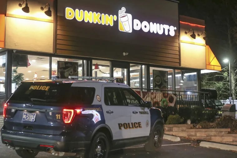 Prosecutors said Jayson Ortiz-Cameron was killed during a botched marijuana deal outside this Dunkin' Donuts in December 2017.