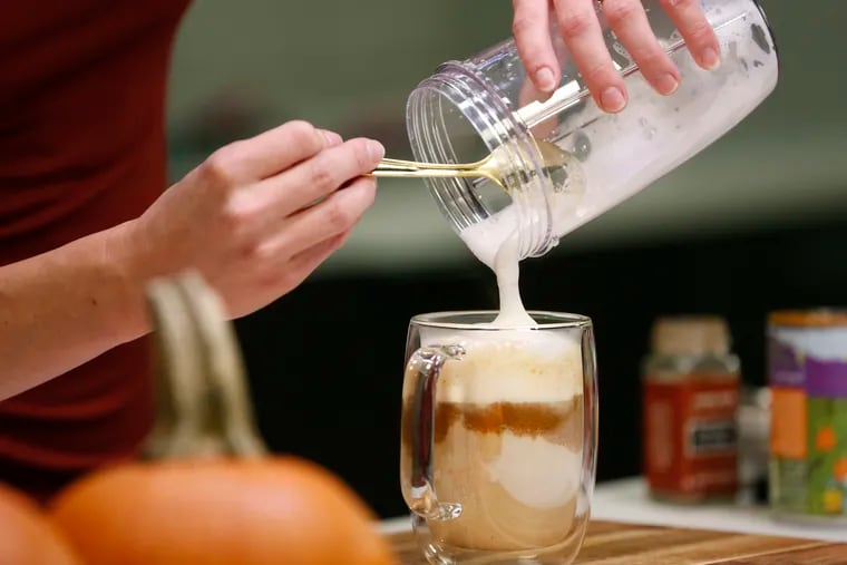 A healthier do-it-yourself version of Pumpkin Spice Latte, on September 26, 2018.