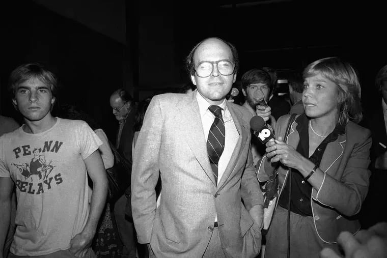 PHOTOS: ASSOCIATED PRESS Federal prosecutor Thomas Puccio is interviewed in 1980 following the decision in the first Abscam trial, which found Camden Mayor Angelo Errichetti and three others guilty of taking bribes in a sting operation.