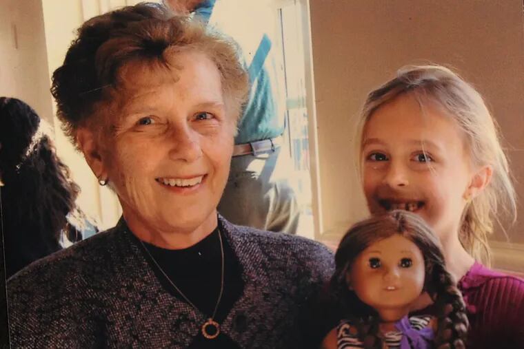 Joyce Sheridan with her granddaughter, Caroline Sheridan (daughter of Mark), sometime before her death in Sept. 2014. (Sheridan family photo file)