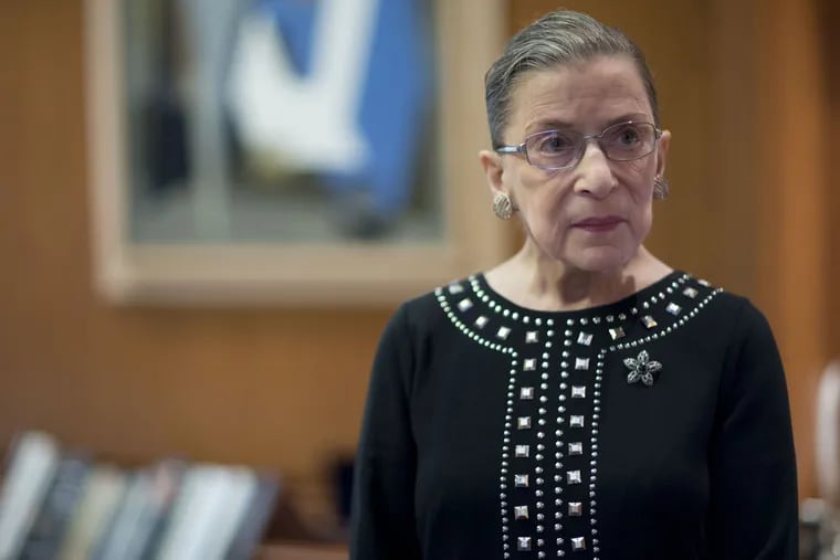 Justice Ruth Bader Ginsburg, photographed in 2013 in her chambers in Washington, D.C.