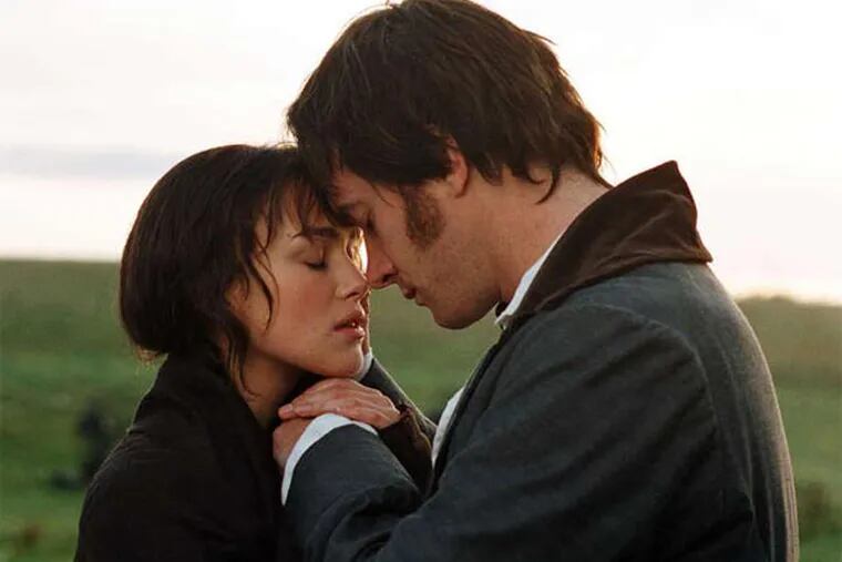 Keira Knightley and Matthew Macfadyen starred in the 2005 movie version of &quot;Pride and Prejudice&quot; - one of 10 movies or miniseries based on Jane Austen's novel.