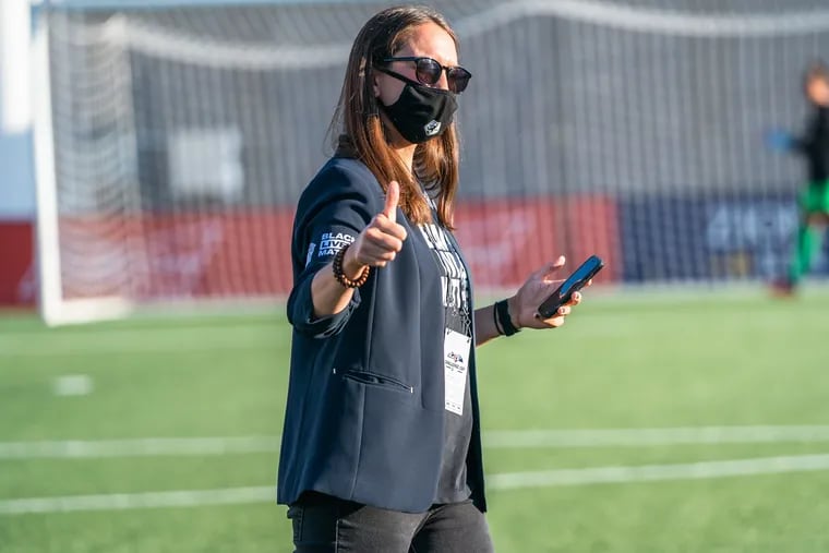 Sky Blue FC general manager Alyse LaHue.