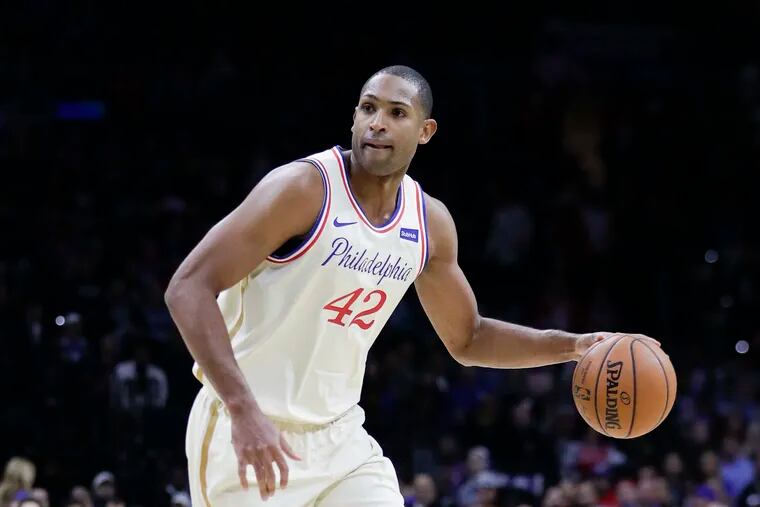 Sixers center Al Horford will miss his second consecutive game.