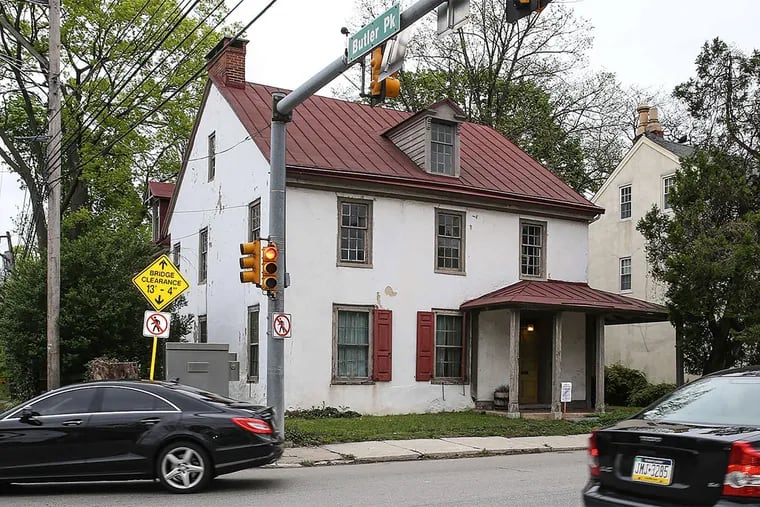 The home of 19th-century abolitionist George Corson at Germantown and Butler Pikes in Plymouth Meeting, a famed stop on the Underground Railroad.