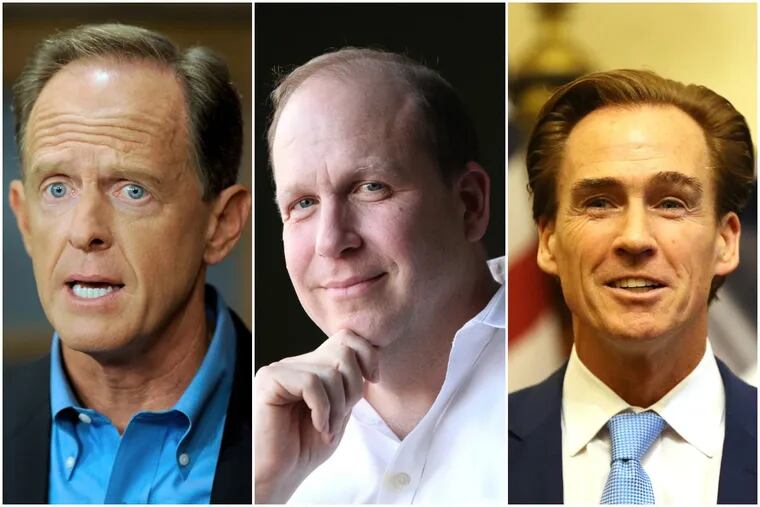 U.S. Sen. Pat Toomey, state Sen. Daylin Leach and Lt. Gov. Mike Stack III all found their way onto the naughty list in 2017.